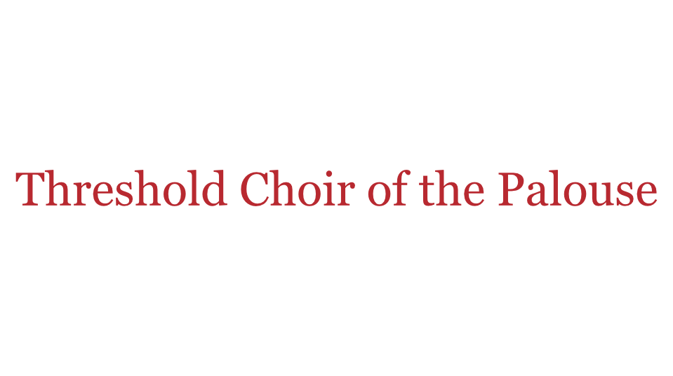 Logo for Threshold Choir of the Palouse