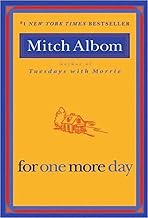 Book cover for "For One More Day by Mitch Albom"